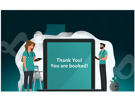 Thank you, you are booked